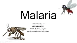 pharmacology Bangla one shot class Malaria Treatment part 1(basic) 