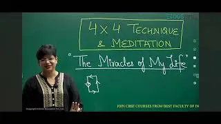 4&times;4 Technique & meditation by AA mam #trending #youtube