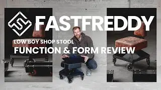 FAST FREDDY: LOW BOY SHOP STOOL | FUNCTION & FORM ALL IN ONE