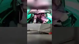 Passenger Grabs Cab Driver's Steering Wheel 😱 #shorts