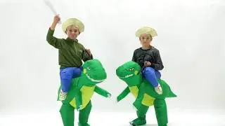 Bodysocks Inflatable Kids Dinosaur Costume