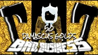 50 DAMASCUS GOLD UNLOCKS! (Bad Business Roblox) | DoodleDARKO