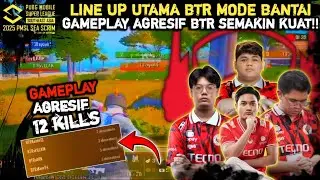 12 Kills‼️Line Up Utama BTR Knight Tabrak Semua Lawan🔥Gameplay Agresif BTR Semakin Kuat‼️Pubg Mobile