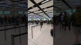London Gatwick Airport Passport Control Lines