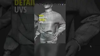 UV Based Retopology in Blender. Fast solution for clothes from CLO and Marvelous Designer.