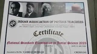 Finally I got NSEJS 2023 (TOP 1% 🔥) Certificate || NSEJS || INJSO ||