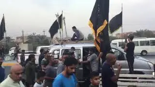 موكب خدام الحسين-الخادم أبو حيدر الحريشاوي /في استقبال موكب بني عامر
