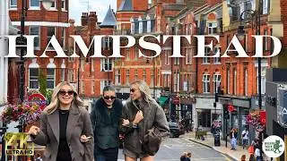 This Doesn&rsquo;t Feel Like London | Immersive Hampstead Village 4K Walking Tour for Big TVs