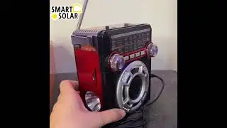How to charge Mini Radio to Portable Solar Generator | Smart Solar