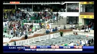 Jacques Kallis hit a farewell century at Kingsmead in Durban.