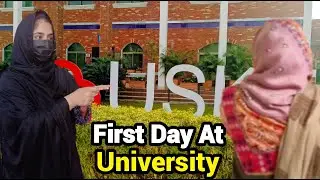 First Time Sister Ki University Gai 😱 || Dono Campus Explore Kiye || Syeda Anfaal