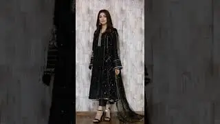 Choose any Best Black Dress Design Kinza Hashmi #trending #blackdress #kinzahashmi