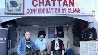 3 Wildcatts at the Clan Chattan tent 