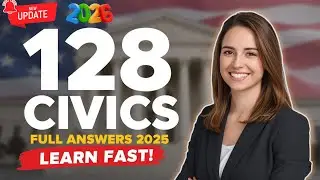 USCIS Update | 128 Civics Questions and Answers (2025 version) For US Citizenship Test 2025 #n400