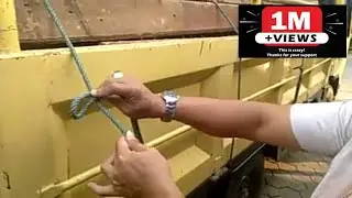 Cara ikat tali truk dan mobil bak // cara tali kapal 