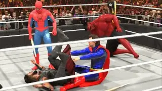 179. spider man & thor redhulk superhero wwe,Best Marvel's Avengers Tag Teams | Elimination Match