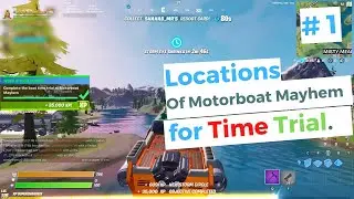 Complete the boat time trial at Motorboat Mayhem - Fortnite Week 8 Challenge - Guide | Location