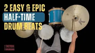 2 простых и эффектных барабанных ритма в стиле Half-Time: выучите их.