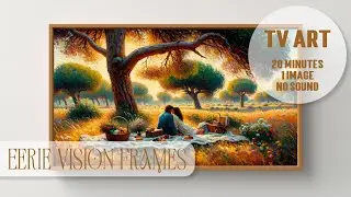 TV Screensaver Art | Impressionist Picnic: Meadow Romance Screensaver 🌼🧺