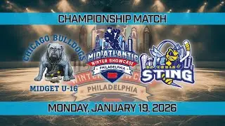 Chicago Bulldogs  vs Sting 16U | Mid Atlantic Showcase Championship Game Monday, January 19, 2026