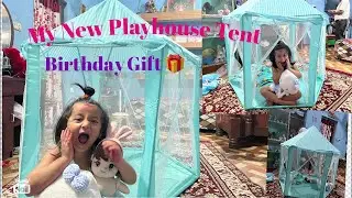 My New Playhouse Tent 🎁. Princess Castle Play Tent. Birthday Gift.