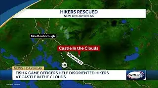 Fish and Game officers help disoriented hikers at Castle in the Clouds