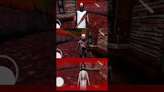 Granny Vs Grandpa Vs Slendrina Jumpscare In Granny 3 Nightmare Mode #shorts #granny3