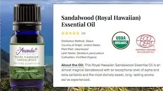 Ananda Apothecary Sandalwood Oil has no carcinogens!
