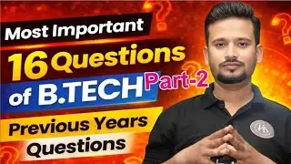 BTech Exam Important Questions #btech #previousyearquestions #2026 #exampreparation 