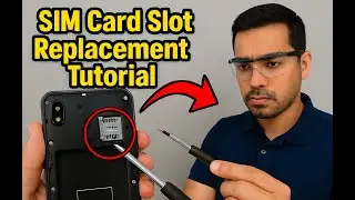 දාන තැන පතුරු ගියාම! replace a faulty SIM card slot safely and effectively