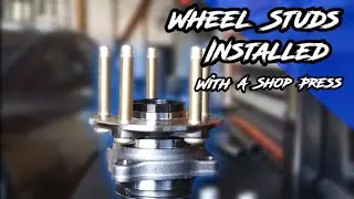 Installing Wheel Studs With a Shop Press (ARP Wheel Studs)