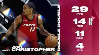 Josh Christopher WENT OFF with 29 PTS and 14 REB to lead the Skyforce to their 1,000th Franchise W!