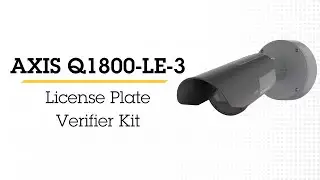Robust, cost-efficient kit for high speeds - AXIS Q1800-LE-3 License Plate Verifier Kit