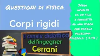 Sfera che rotola avvolta da un filo problema ( 42 )
