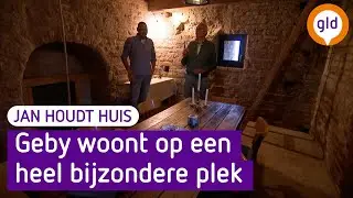 Géby woont met zijn gezin in een kerkje: 'Dit is onze trots' - Jan Houdt Huis