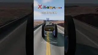 Small & Big Cars Vs broken bridge