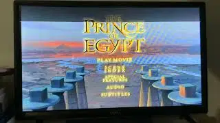The Prince Of Egypt 1999 DVD Menu Walkthrough (2018 Reprint)