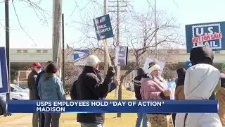&lsquo;Everybody uses it&rsquo;: Madison postal workers rally against proposed changes to USPS