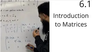 Edexcel AS Level Высшая математика: 6.1 Введение в матрицы