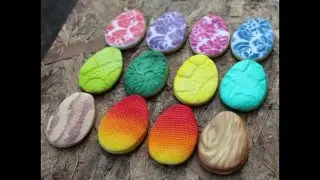 Kricky Cakes Decoration: Easter egg cookies with airbrush stop motion tutorial