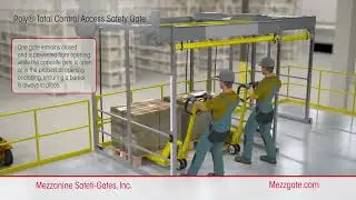 Automated Pallet Drop Safety Gates for Fall Protection