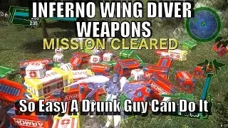 Wing Diver Inferno Weapon Farming Guide - Earth Defense Force 4.1 The Shadow of New Despair