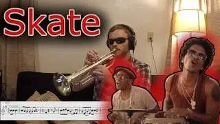Skate - Silk Sonic (Trumpet Cover w/Sheet Music)