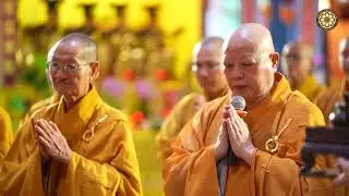 Lễ thượng phan, khai kinh pháp hội trai đàn chẩn tế kỳ siêu tại chùa Huê Nghiêm (P.An Khánh, TP.HCM)