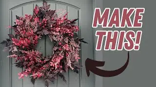 FAST and EASY fall wreath tutorial: Moody Fall Wreath