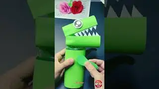 DIY Glowing Dinosaur Toy | Make a Colorful Paper Dino with Light Inside! KidiesTime7 | Dinosaur Kids