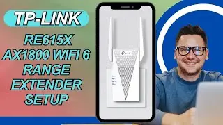 TP-Link RE615X AX1800 WiFi 6 Range Extender Setup using WPS and tplinkrepeater.net