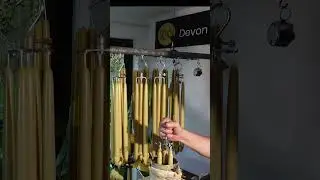 making beeswax candles