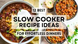 12 Best SLOW COOKER Dinner Ideas (+ Easy Recipes)    #sharpaspirant