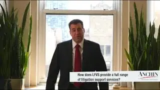 How Does LFVS Provide a Full Range of Litigation Support Services? Anthony Bracco (Anchin)